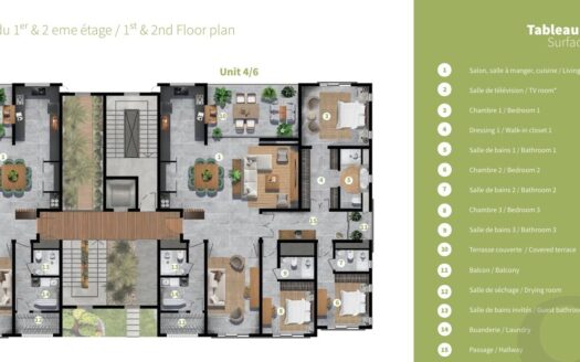 MOKA (CENTER): 3-bedroom apartment.